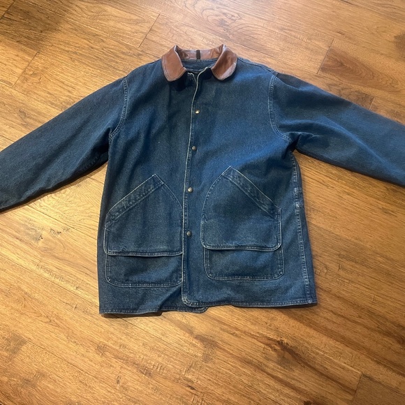 Vintage Woolrich Denim Jacket Men’s Large - Picture 1 of 2